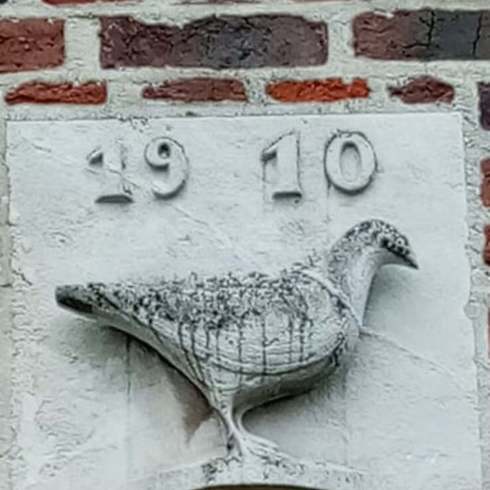 Cartouche 1910 pigeon